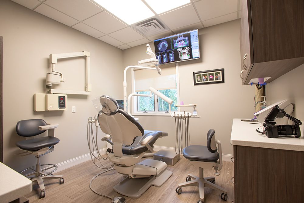 girl in dentist's chair